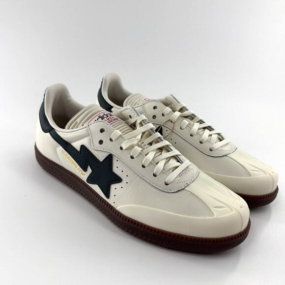 BAPE Adidas Samba Off White Shadow Green Gum Sneakers Size 10 main image 10